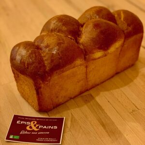 Brioche moelleuse d'Epis et pains, vendue en click and collect à la Ferme de Bailly